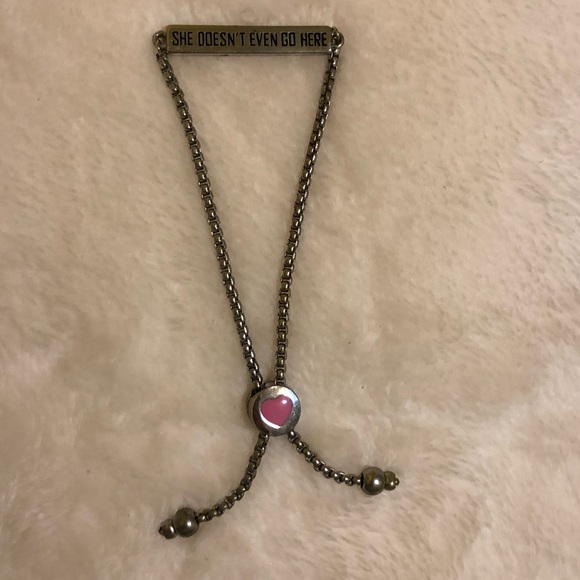 MEAN GIRLS “she doesn’t even go here” bracelet - Picture 2 of 2